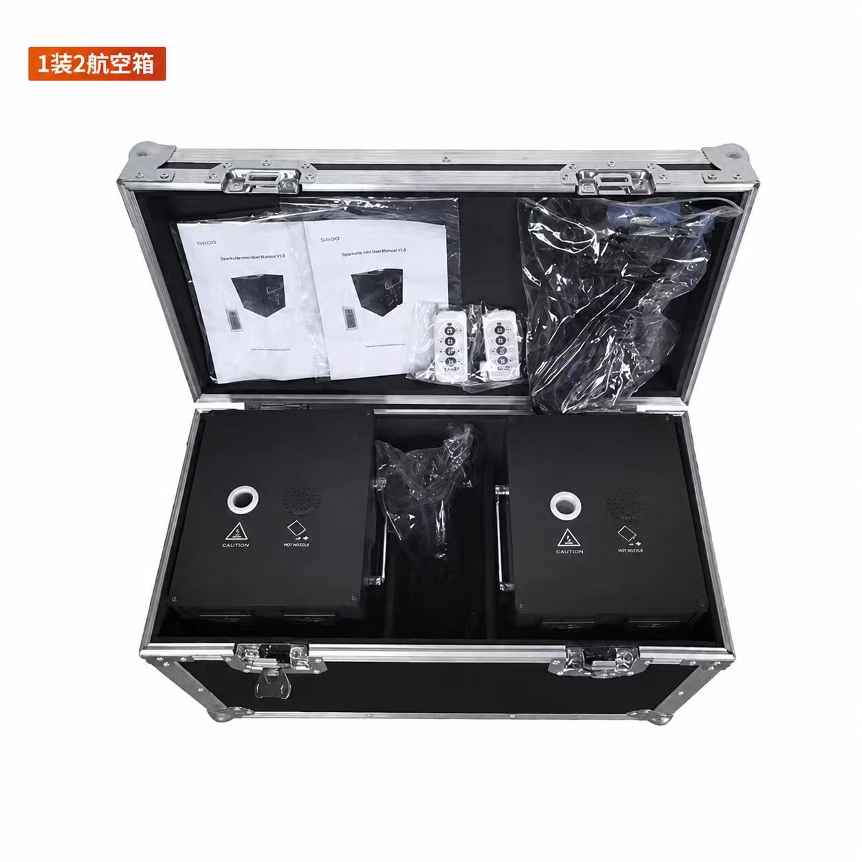 "Standard Sparkular Machine Flight Case (Holds Two Units)"