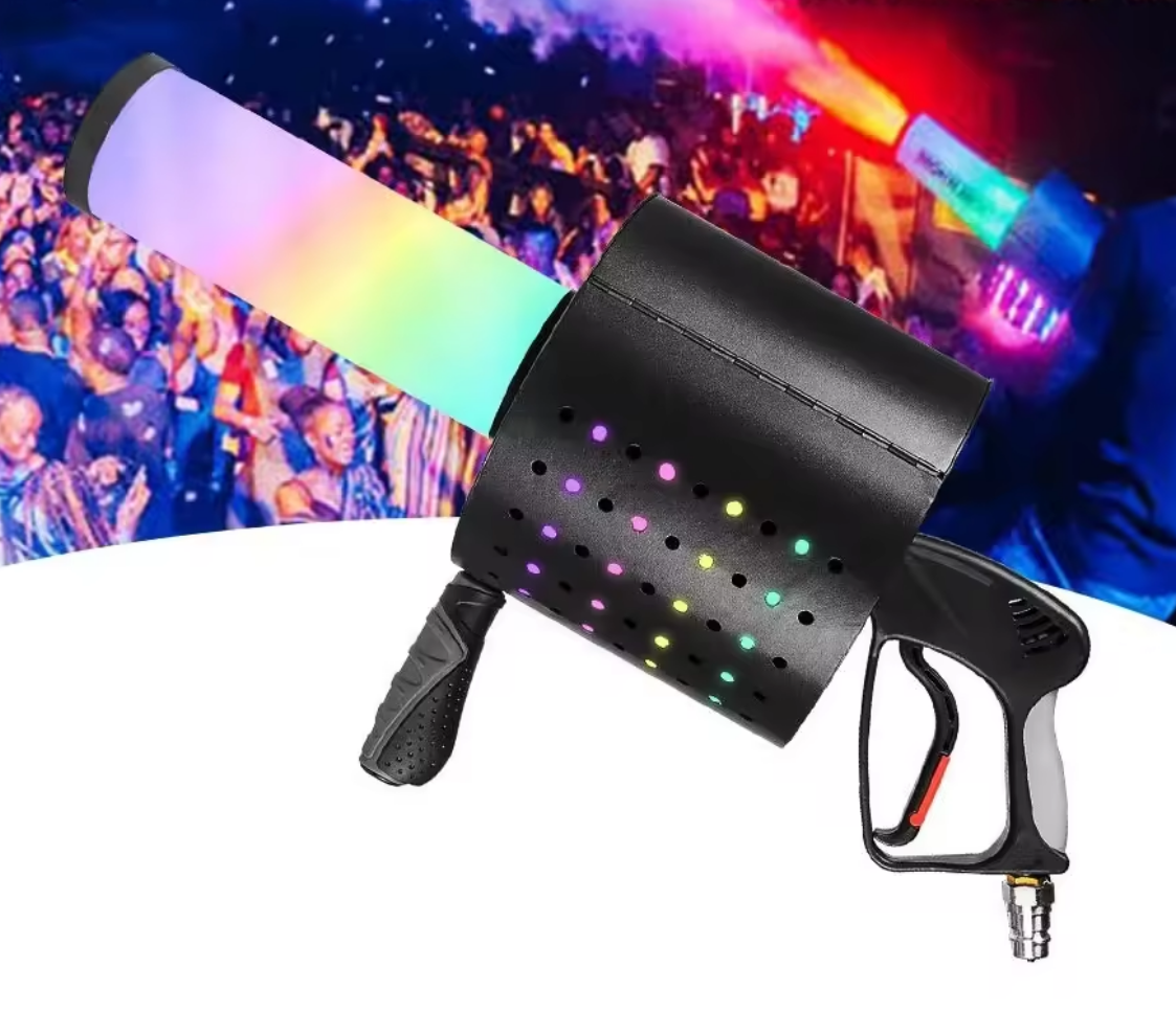 Color LED CO2 hand shot paper machine